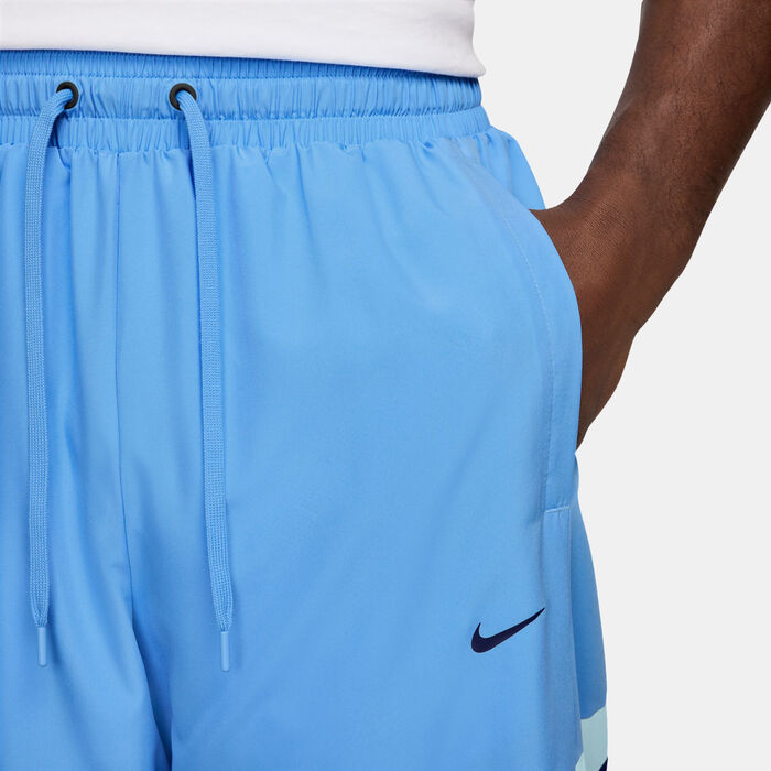 Nike Men's Icon Dri-FIT Basketball Pants Blue Nike Men's Icon Dri-FIT Basketball Pants Blue image number 2