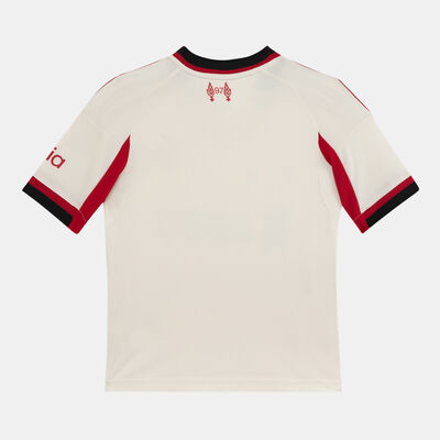 adidas Kids' Liverpool 25/26 Away Replica Football Jersey White adidas Kids' Liverpool 25/26 Away Replica Football Jersey White