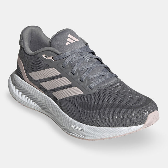 adidas Women's Runfalcon 5 Wide Running Shoes Grey image number 1