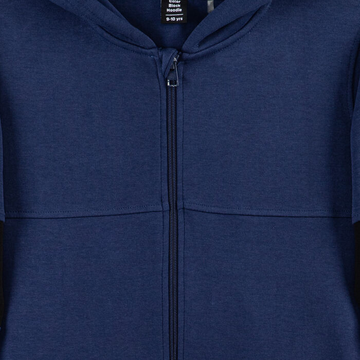 Sun and Sand Sports Kids' Colourblock Zipper Hoodie Blue Sun and Sand Sports Kids' Colourblock Zipper Hoodie Blue image number 2