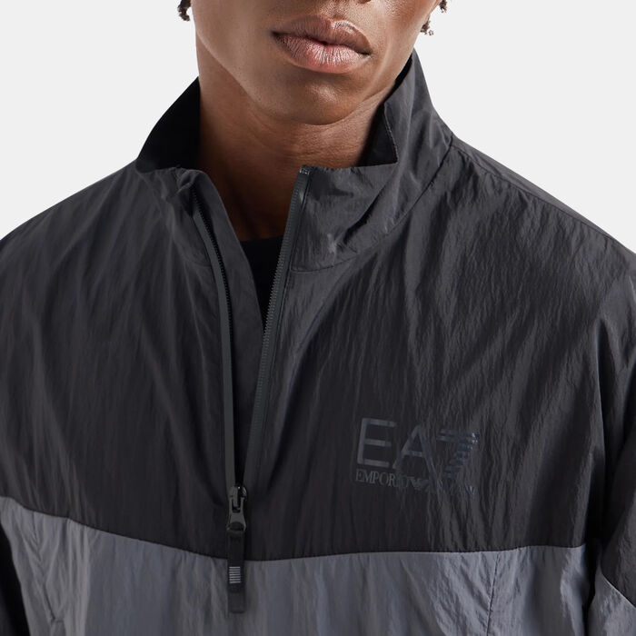EA7 Emporio Armani Men's Train Athletic Full-Zip WIndbreaker Jacket Black EA7 Emporio Armani Men's Train Athletic Full-Zip WIndbreaker Jacket Black image number 3