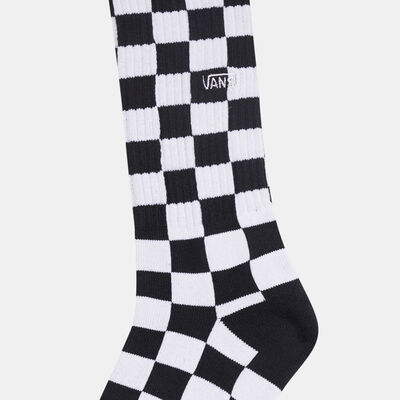 Vans Checkerboard Crew Socks Black Vans Checkerboard Crew Socks Black