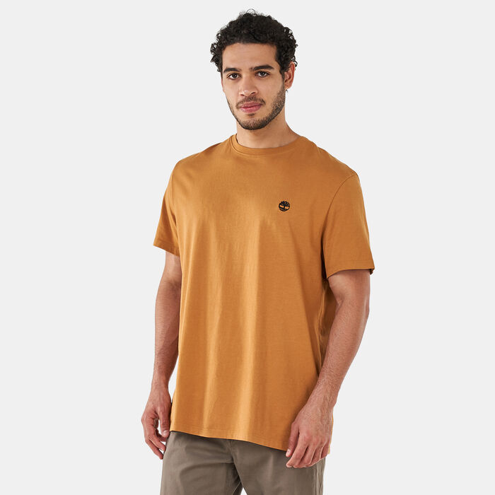 Timberland Men's Dunstan River Jersey Crew T-Shirt yellow Timberland Men's Dunstan River Jersey Crew T-Shirt yellow image number 0