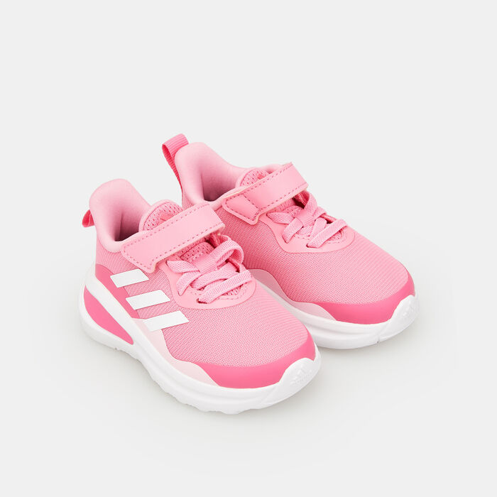 adidas Kids' FortaRun Sport Running Elastic Lace And Top Strap Shoe Pink adidas Kids' FortaRun Sport Running Elastic Lace And Top Strap Shoe Pink image number 1