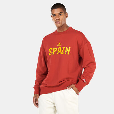 adidas Men's FIFA World Cup 2022™ Spain Crew Sweatshirt Red