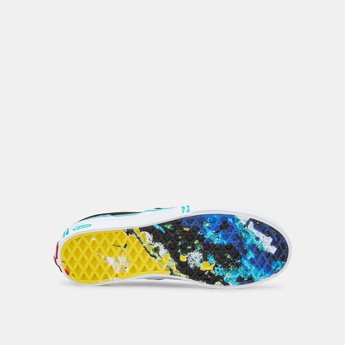 Vans Kids' x Crayola Classic Slip-On Unisex Shoe Black Vans Kids' x Crayola Classic Slip-On Unisex Shoe Black image number 3