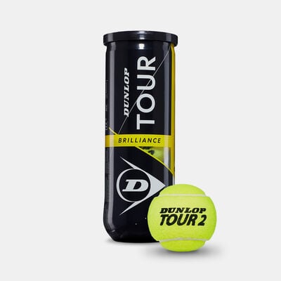 Dunlop Tour Brilliance Tennis Ball Multi-Color Dunlop Tour Brilliance Tennis Ball Multi-Color