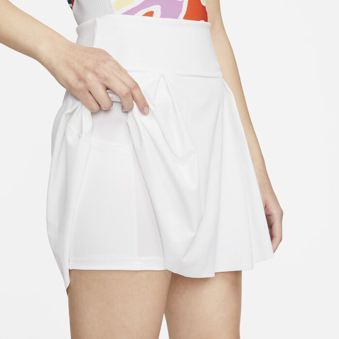 Nike Women's Dri-FIT Advantage Tennis Skirt White Nike Women's Dri-FIT Advantage Tennis Skirt White image number 5