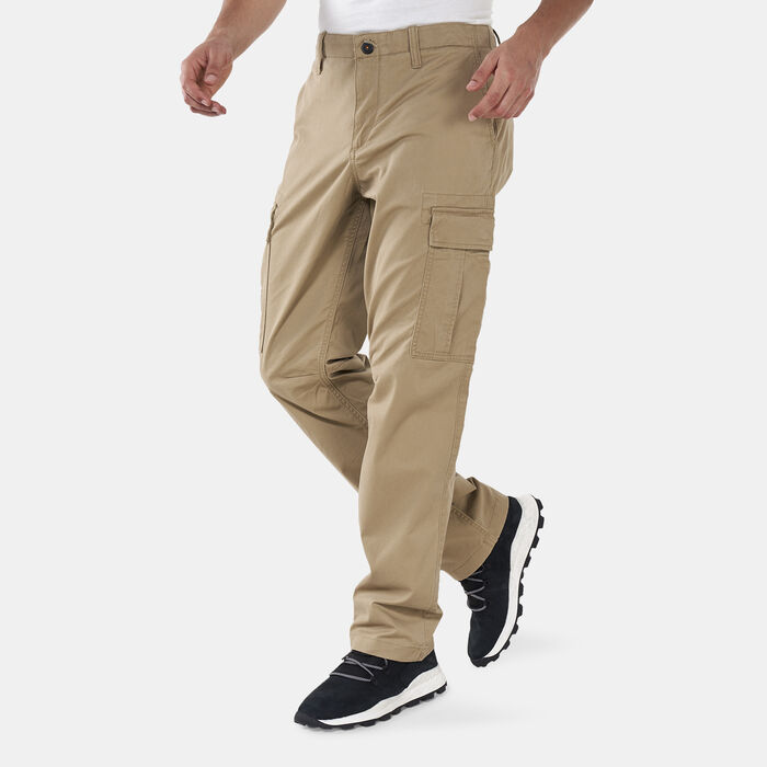 Buy Timberland Men's Squam Lake Core Twill Straight Cargo Pants Beige ...