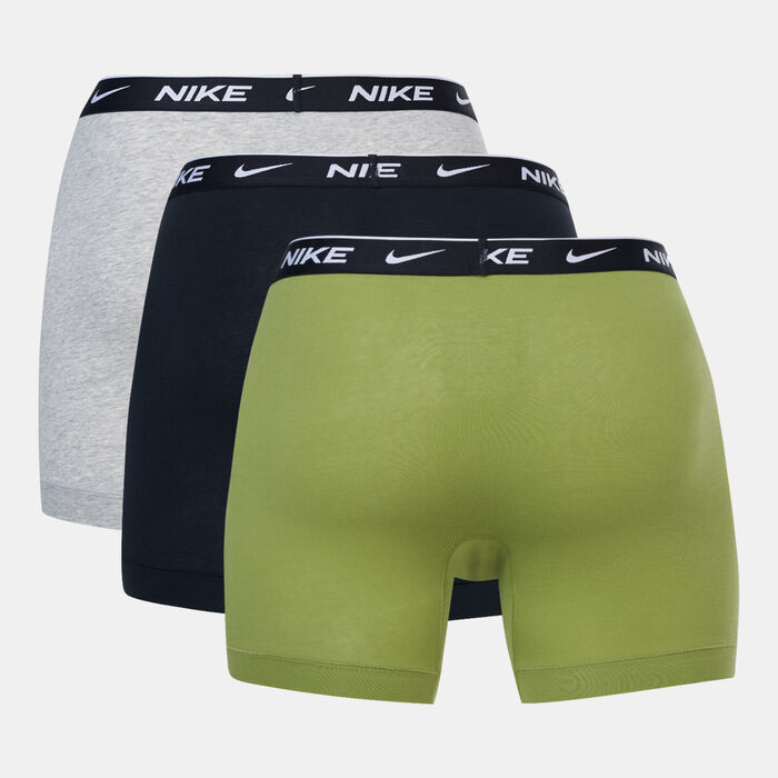Nike Men's Logo Boxer Briefs (3 Pack) Black Nike Men's Logo Boxer Briefs (3 Pack) Black image number 1