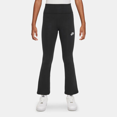 Nike Kids' Sportswear Classic High-Waisted Flared Leggings Black