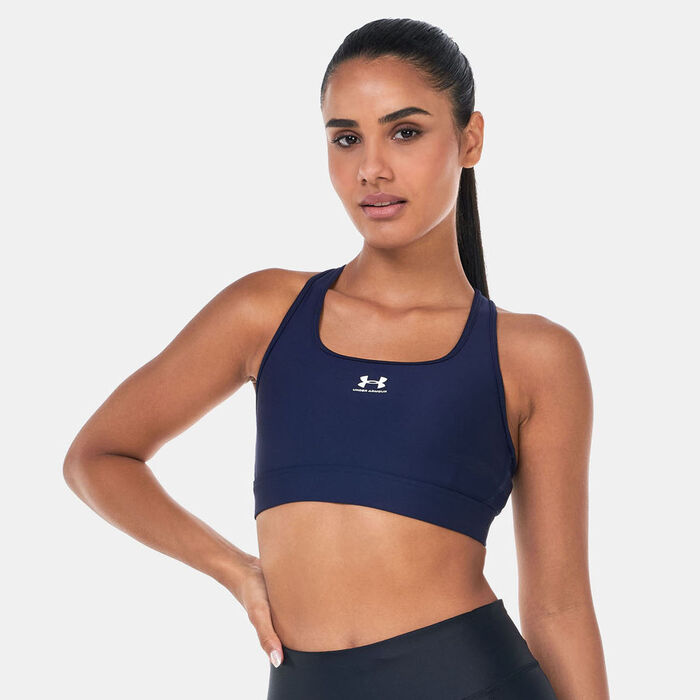 Under Armour Women's Mid-Support Training Sports Bra Blue Under Armour Women's Mid-Support Training Sports Bra Blue image number 0