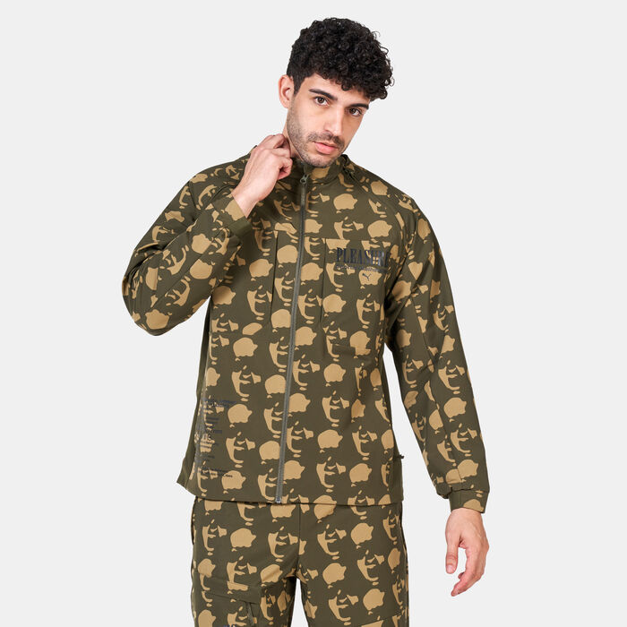 PUMA Men's x PLEASURES Jacket Brown image number 0