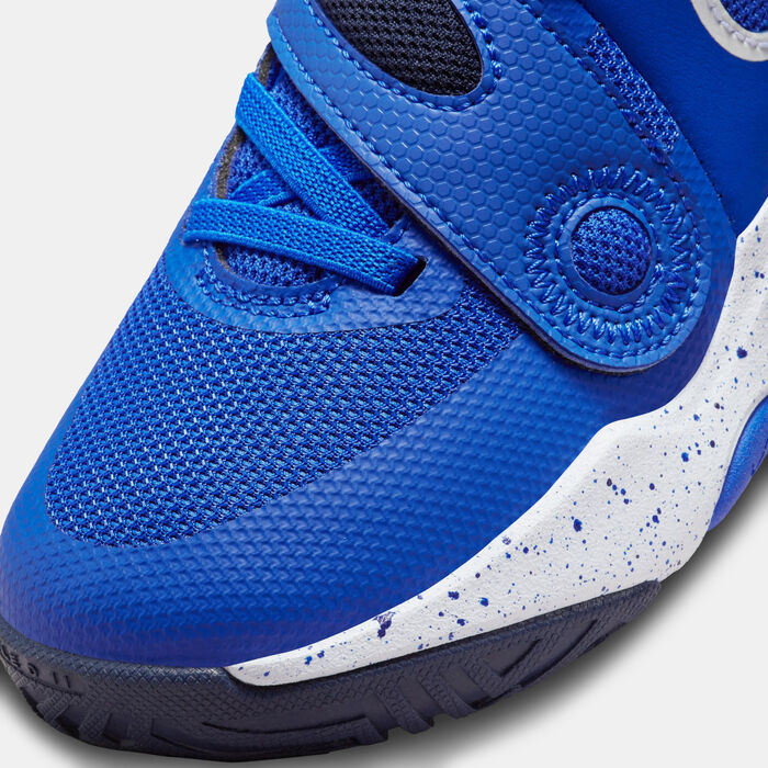 Nike Kids' Team Hustle D 11 Basketball Shoes Blue Nike Kids' Team Hustle D 11 Basketball Shoes Blue image number 4
