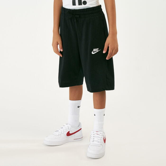Nike Kids' Jersey Shorts (Older Kids) Black Nike Kids' Jersey Shorts (Older Kids) Black image number 0