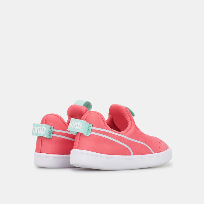 PUMA Kids' Courtflex V2 Slip-On Shoe (Baby and Toddler) Red PUMA Kids' Courtflex V2 Slip-On Shoe (Baby and Toddler) Red image number 2