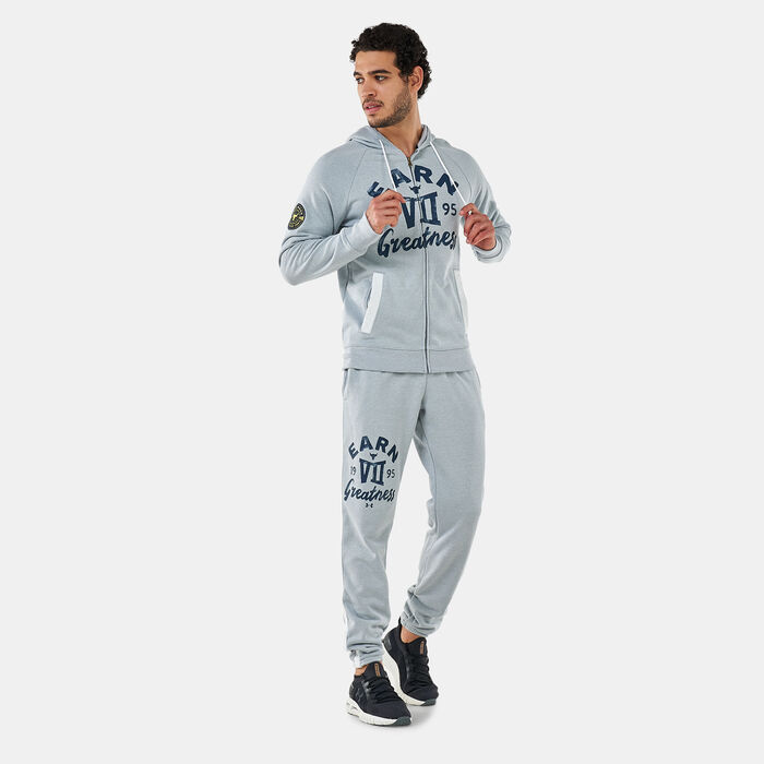 Under Armour Men's UA Project Rock Heavyweight Terry Full Zip Hoodie Under Armour Men's UA Project Rock Heavyweight Terry Full Zip Hoodie image number 2