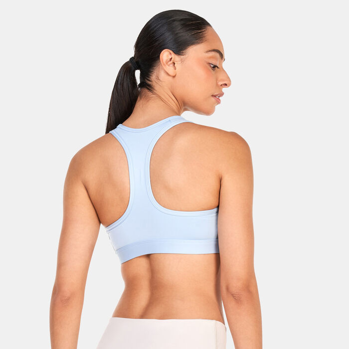 Nike Women's Dri-FIT Swoosh Medium-Support Training Sports Bra Blue image number 1
