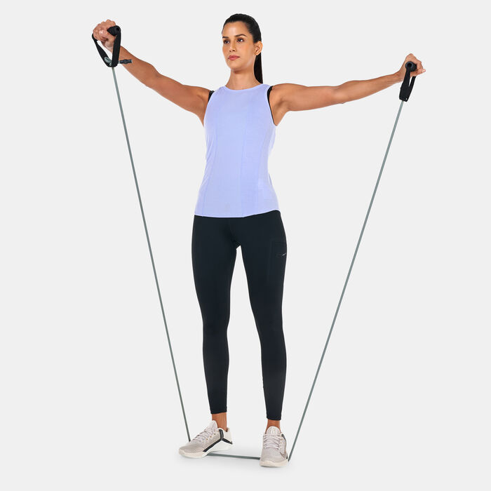 Nike Women’s Yoga Dri-FIT Luxe Tank Top Purple image number 2