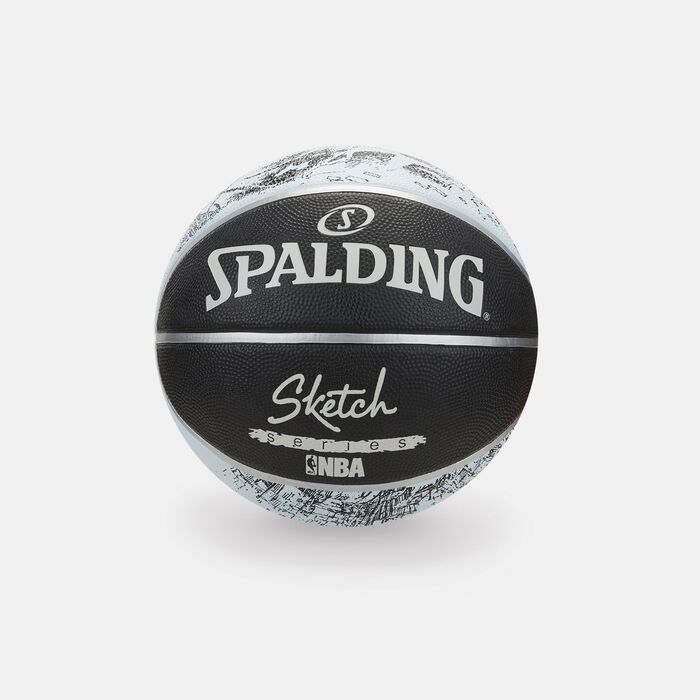 Spalding Sketch Series Rubber Basketball Multi-Color Spalding Sketch Series Rubber Basketball Multi-Color image number 0