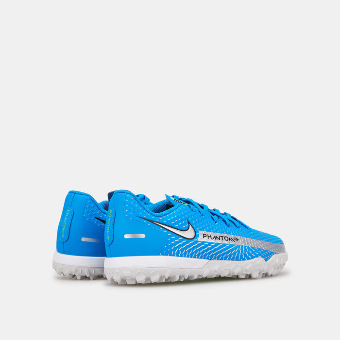 Nike Kids' Jr. Phantom GT Academy Turf Ground Football Shoe Blue Nike Kids' Jr. Phantom GT Academy Turf Ground Football Shoe Blue image number 2