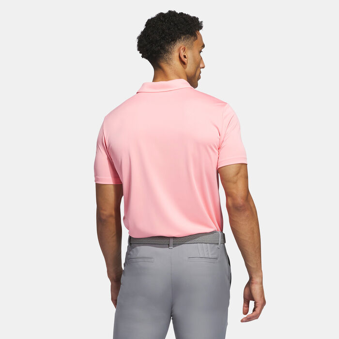 adidas Men's Drive Polo Shirt Pink adidas Men's Drive Polo Shirt Pink image number 1