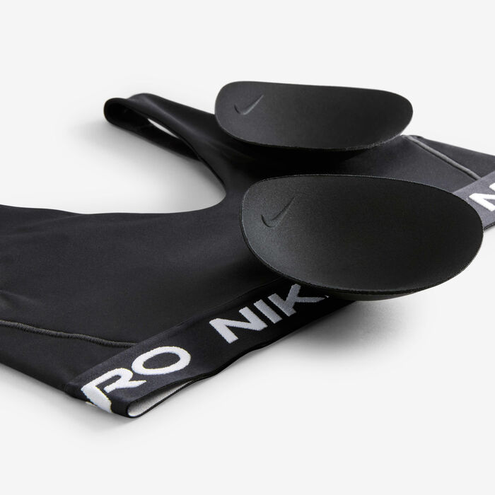 Nike Women's Pro Indy Plunge Medium-Support Padded Sports Bra Black Nike Women's Pro Indy Plunge Medium-Support Padded Sports Bra Black image number 3