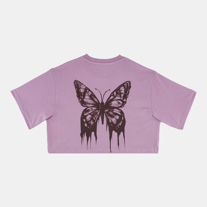 Vans Kids' Fallen Crop Top Purple image number 1