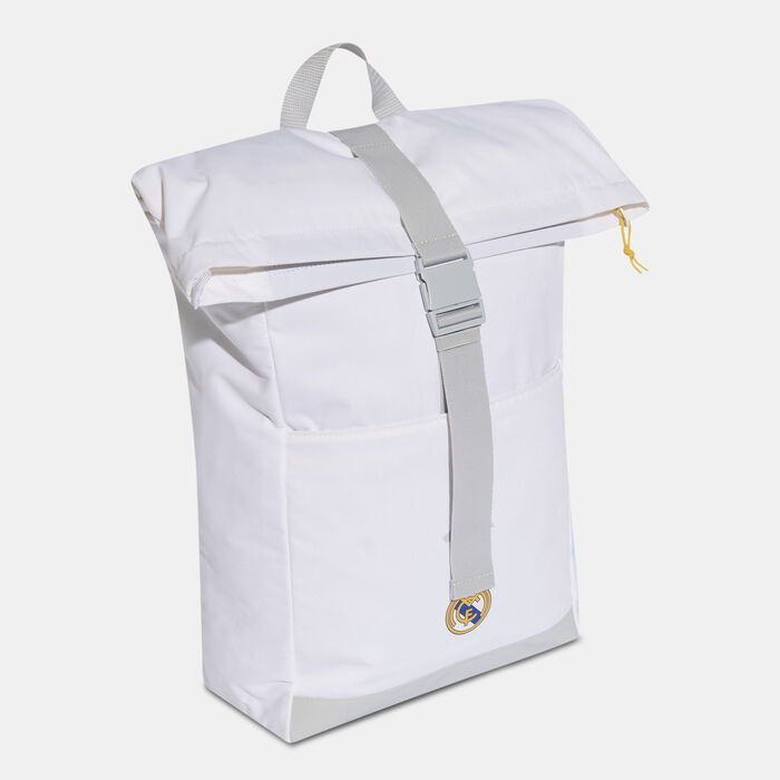 adidas Men's Real Madrid Home Backpack White image number 2