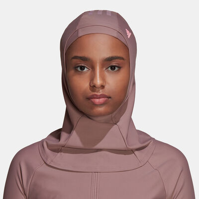 adidas Women's 3-Stripes Swimming Hijab Pink