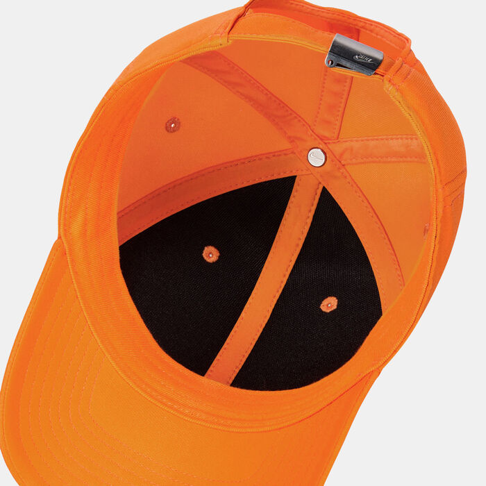 Nike Dri-FIT Club Structured Metal Logo Cap Orange Nike Dri-FIT Club Structured Metal Logo Cap Orange image number 2