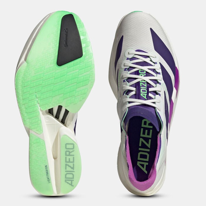 adidas Men's Adizero Adios Pro 4 Running Shoes White adidas Men's Adizero Adios Pro 4 Running Shoes White image number 4