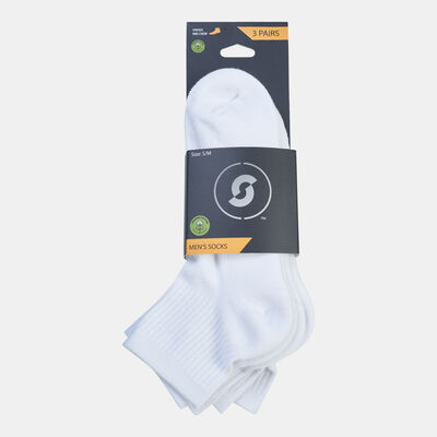 Sun and Sand Sports Men's Cotton Crew Socks White Sun and Sand Sports Men's Cotton Crew Socks White