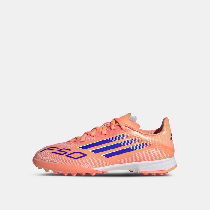 adidas Kids' F50 League Turf Ground Football Shoes Orange adidas Kids' F50 League Turf Ground Football Shoes Orange image number 8