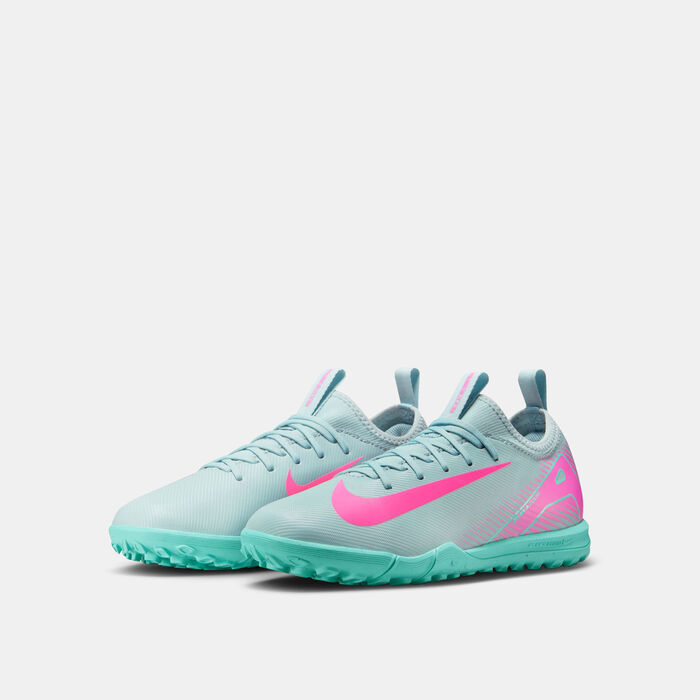 Nike Kids' Mercurial Vapor 16 Academy Turf Ground Football Shoes Green image number 1