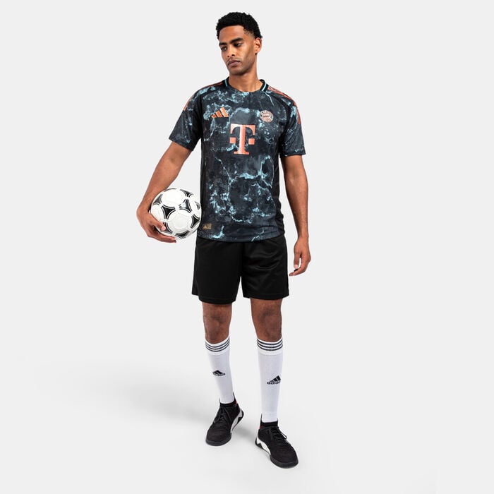 adidas Men's Bayern Munich 24/25 Away Authentic Football Jersey Black adidas Men's Bayern Munich 24/25 Away Authentic Football Jersey Black image number 2