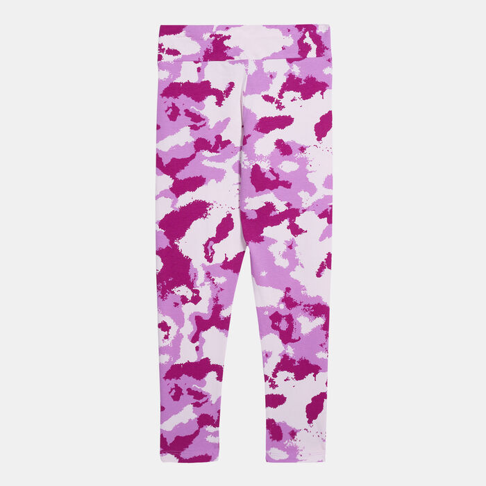 PUMA Kids' Alpha Allover Print Leggings Pink PUMA Kids' Alpha Allover Print Leggings Pink image number 1