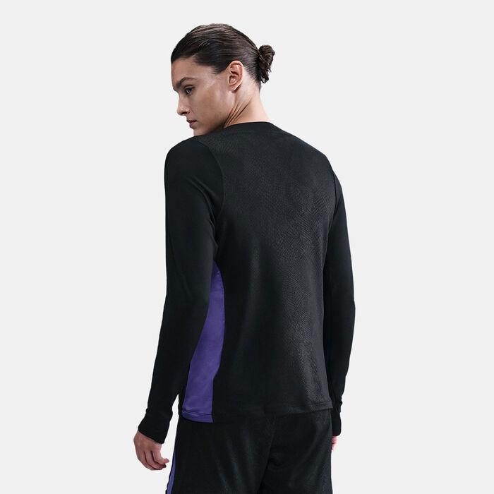 Nike Women's FC Barcelona x Kobe Strike Away Pre-Match Football Top Grey image number 3