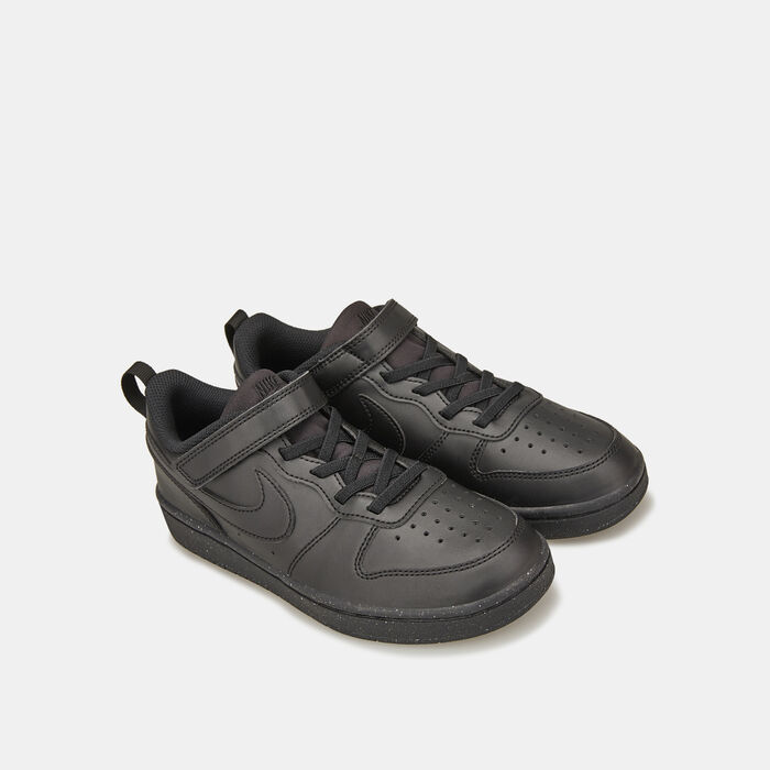 Nike Kids' Court Borough Low Recraft Shoes (Younger Kids) Black Nike Kids' Court Borough Low Recraft Shoes (Younger Kids) Black image number 1