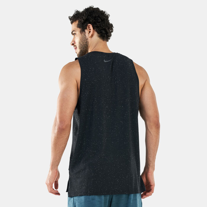 Nike Men's Yoga Tank Top White Nike Men's Yoga Tank Top White image number 1