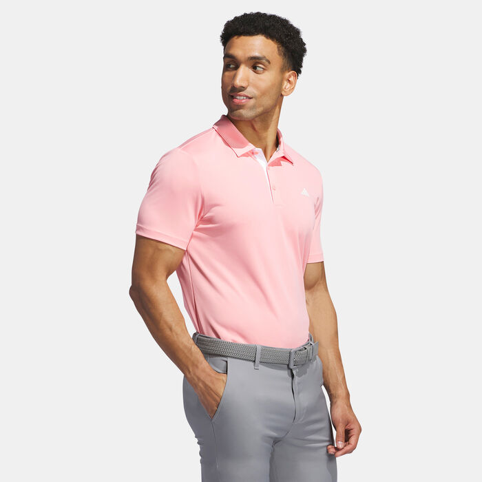 adidas Men's Drive Polo Shirt Pink adidas Men's Drive Polo Shirt Pink image number 2