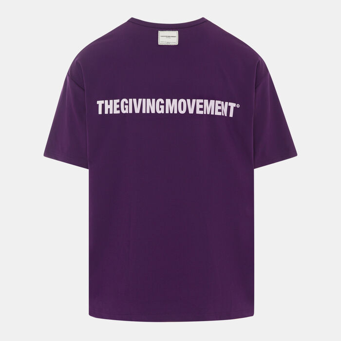 The Giving Movement Men's Dubai Graphic T-Shirt Purple image number 1