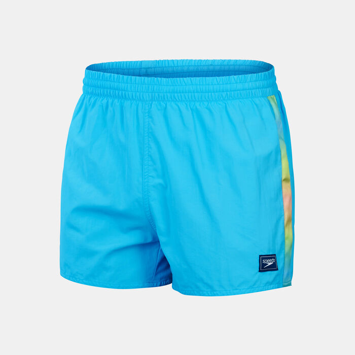 Speedo Mens Retro Swimming Shorts Blue Speedo Mens Retro Swimming Shorts Blue image number 0