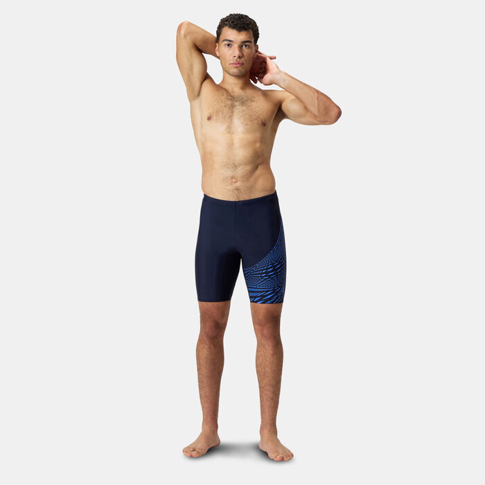 Speedo Men's Medley Logo Swimming Jammers Blue Speedo Men's Medley Logo Swimming Jammers Blue image number 2