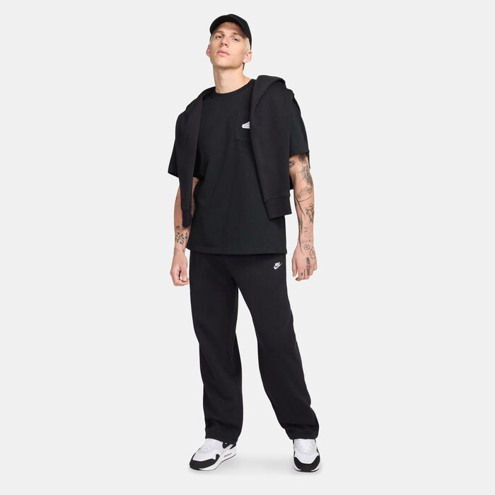 Nike Men's Club Fleece Bungee Pants Black Nike Men's Club Fleece Bungee Pants Black image number 2