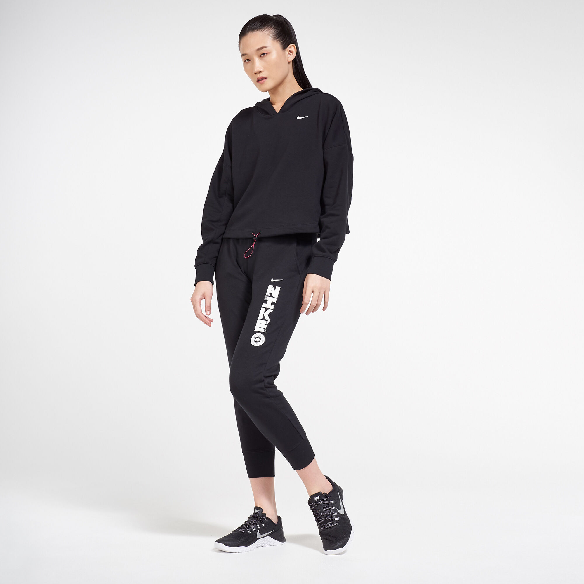Nike dri 2024 fit cropped sweatshirt