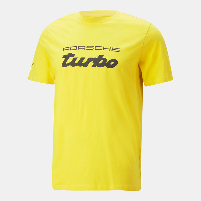 PUMA Men's Porsche Legacy Logo T-Shirt yellow PUMA Men's Porsche Legacy Logo T-Shirt yellow image number 0