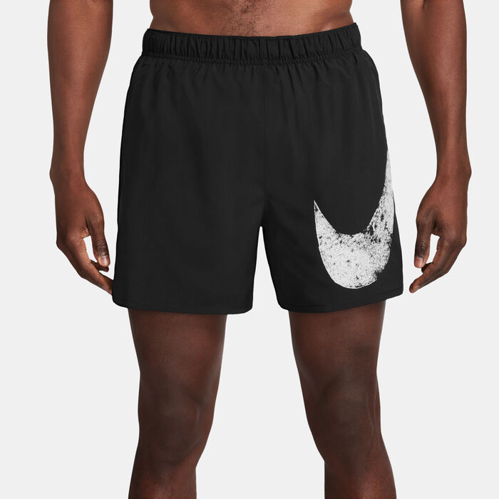 Nike Men's Challenger Swoosh Dri-FIT Running Shorts Black Nike Men's Challenger Swoosh Dri-FIT Running Shorts Black image number 0