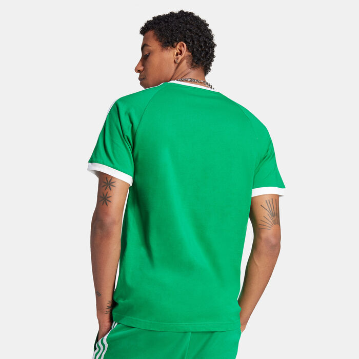 adidas Originals Men's Adicolor Classics 3-Stripes T-Shirt Green adidas Originals Men's Adicolor Classics 3-Stripes T-Shirt Green image number 1