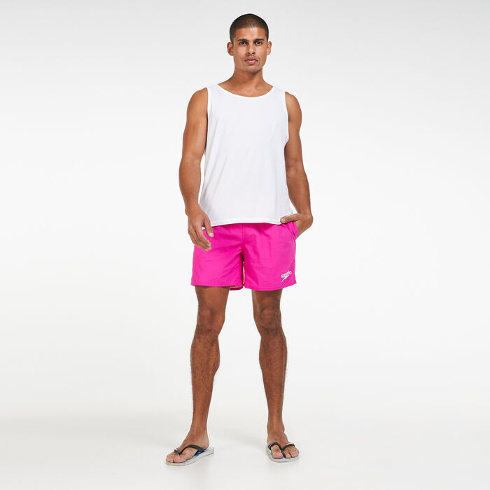 Speedo Men's Essentials 16-Inch Swimming Shorts Pink Speedo Men's Essentials 16-Inch Swimming Shorts Pink image number 2